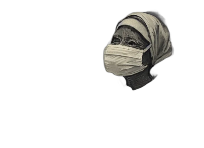mask, face, hat, animal, concept art, photorealistic, 3d render, cinematic transparent PNG cut-out