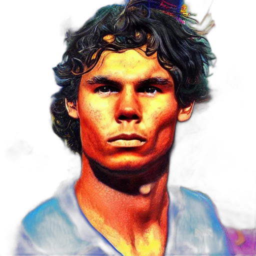 face, photorealistic, fantasy art, oil painting transparent PNG cut-out