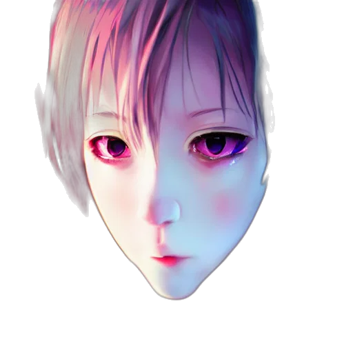 face, mask, robot, creature transparent PNG cut-out