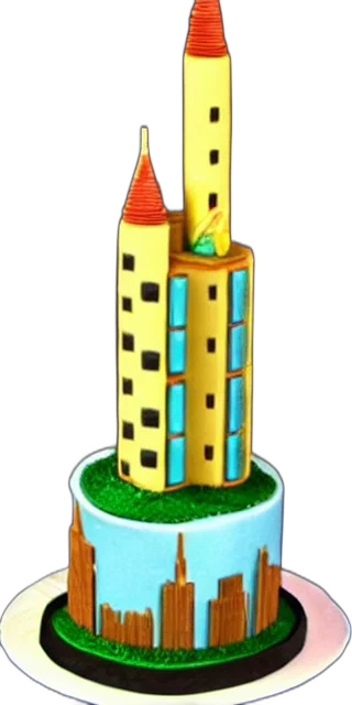building, crown, jewelry, 3d render, concept art, pixel art, cartoon, skyscraper transparent PNG cut-out