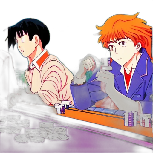 anime, vaporwave, concept art, cartoon transparent PNG cut-out