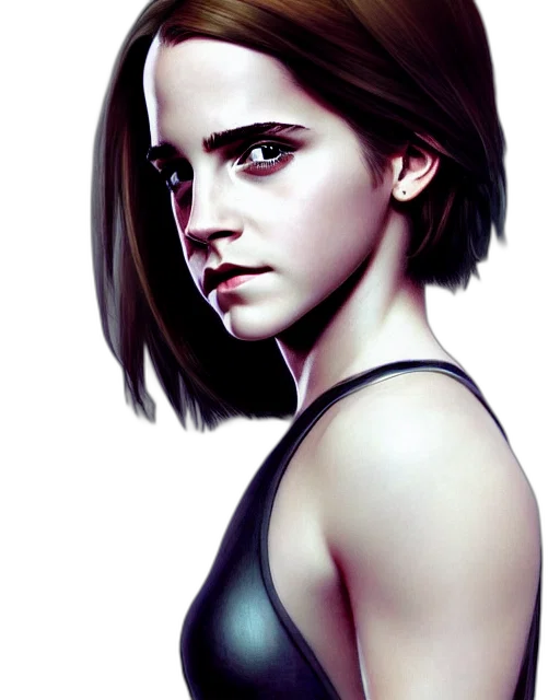 face, hair, creature, robot, photorealistic, fantasy art, comic book art, concept art transparent PNG cut-out