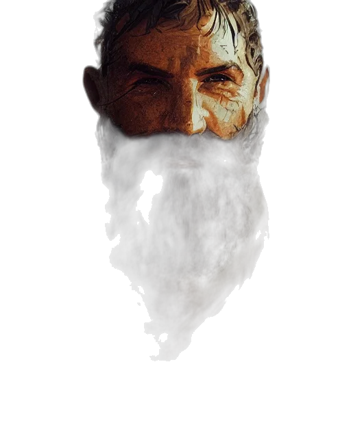 face, mask, hair, creature, photorealistic, concept art, fantasy art, 3d render transparent PNG cut-out