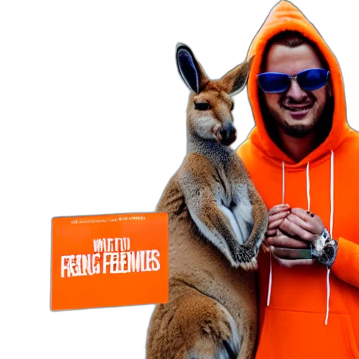 animal, portrait, photo, kangaroo transparent PNG cut-out
