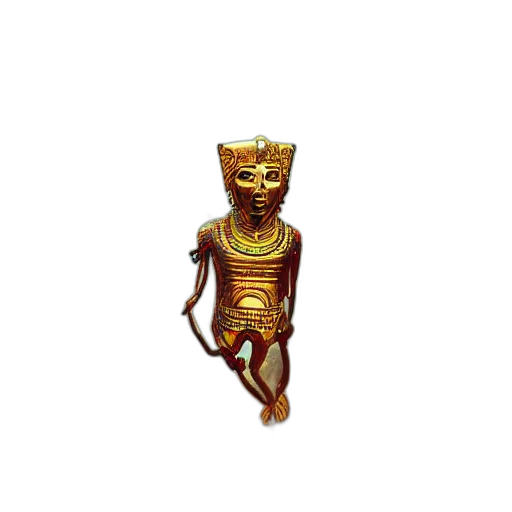 jewelry, crown, staff, mask, 3d render, concept art, pixel art, tutankhamon transparent PNG cut-out