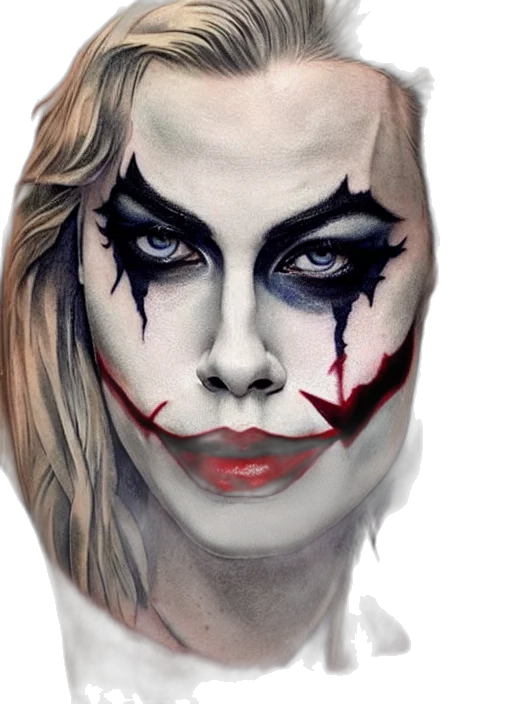 face, mask, comic book art, photorealistic transparent PNG cut-out