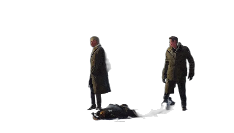 jacket, umbrella, staff, concept art transparent PNG cut-out