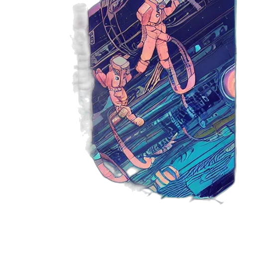 robot, jacket, weapon, bottle transparent PNG cut-out