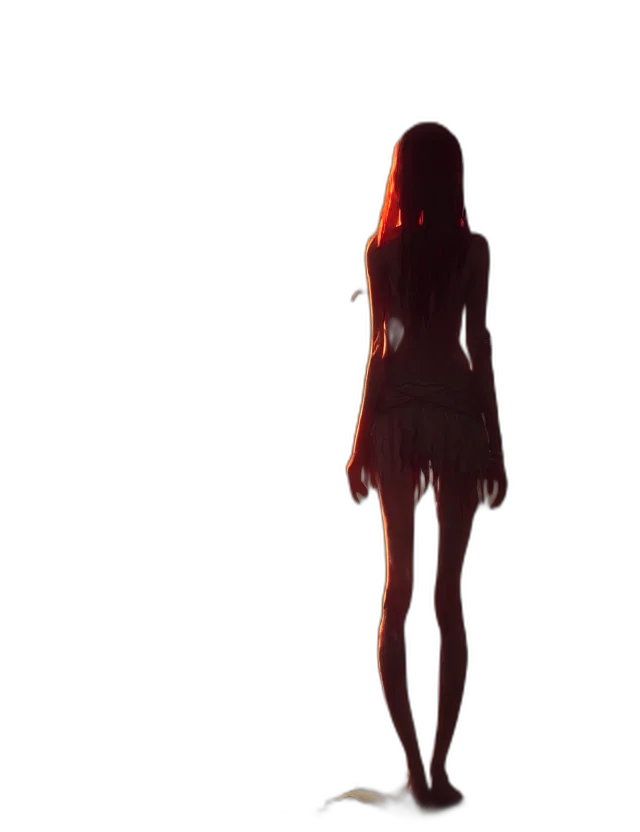 dress, creature, hair, staff, concept art, 3d render, anime, pixel art transparent PNG cut-out