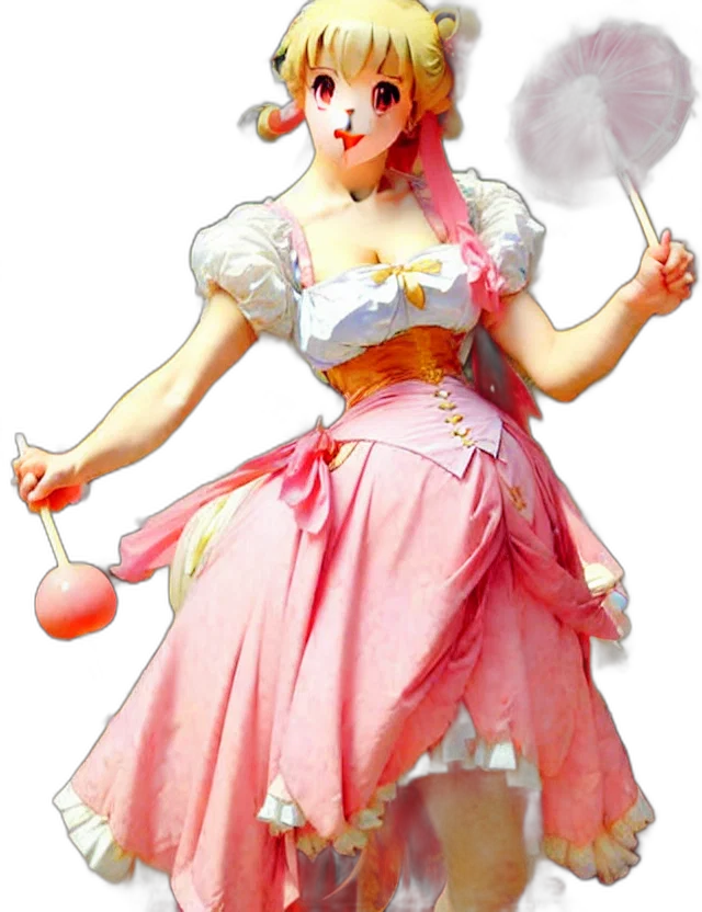 staff, dress, 3d render, concept art transparent PNG cut-out