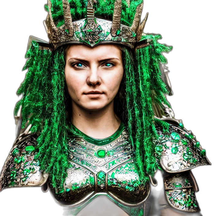 fantasy art, concept art, green, photo transparent PNG cut-out