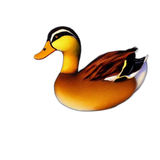 animal, crown, pixel art, 3d render transparent PNG cut-out