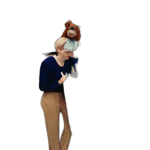 staff, creature, animal, jacket, 3d render, concept art, cartoon, outer space transparent PNG cut-out