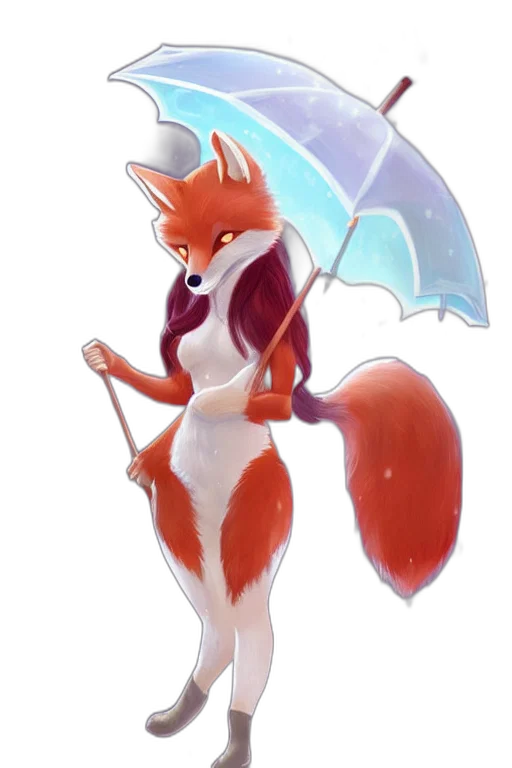 umbrella, staff, jacket, concept art, watercolor, fantasy art, pixel art, rain transparent PNG cut-out