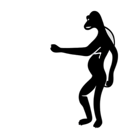 creature, animal, staff, mask, concept art, 3d render, photorealistic, minimalist transparent PNG cut-out