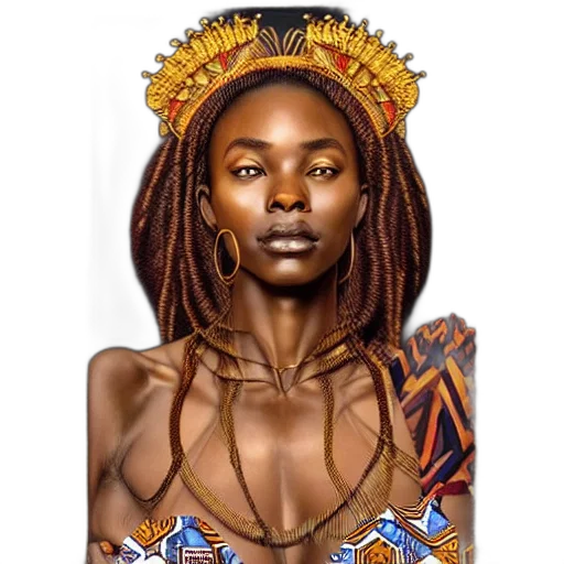crown, jewelry, face, fantasy art transparent PNG cut-out