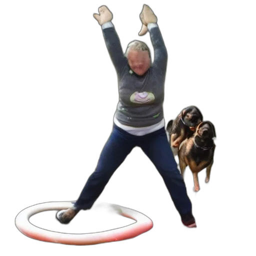creature, animal, staff, wobbledogs transparent PNG cut-out