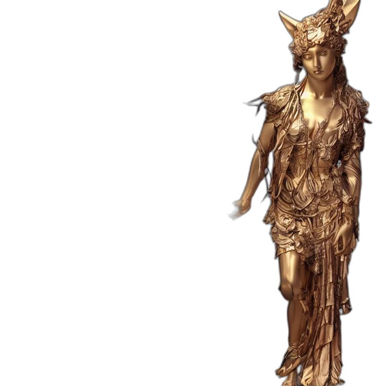 staff, dress, crown, jewelry transparent PNG cut-out