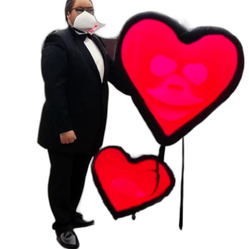 mask, concept art, big, man transparent PNG cut-out