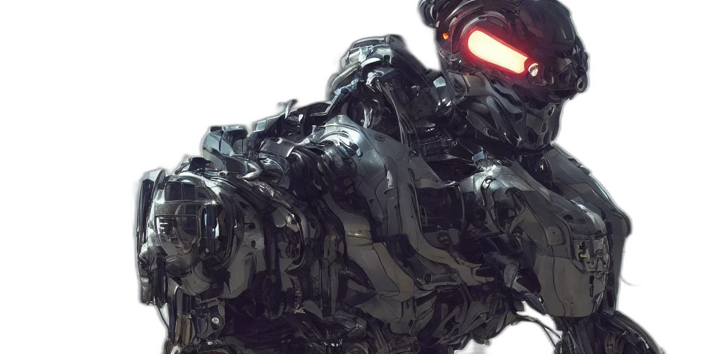 robot, weapon, car, concept art transparent PNG cut-out