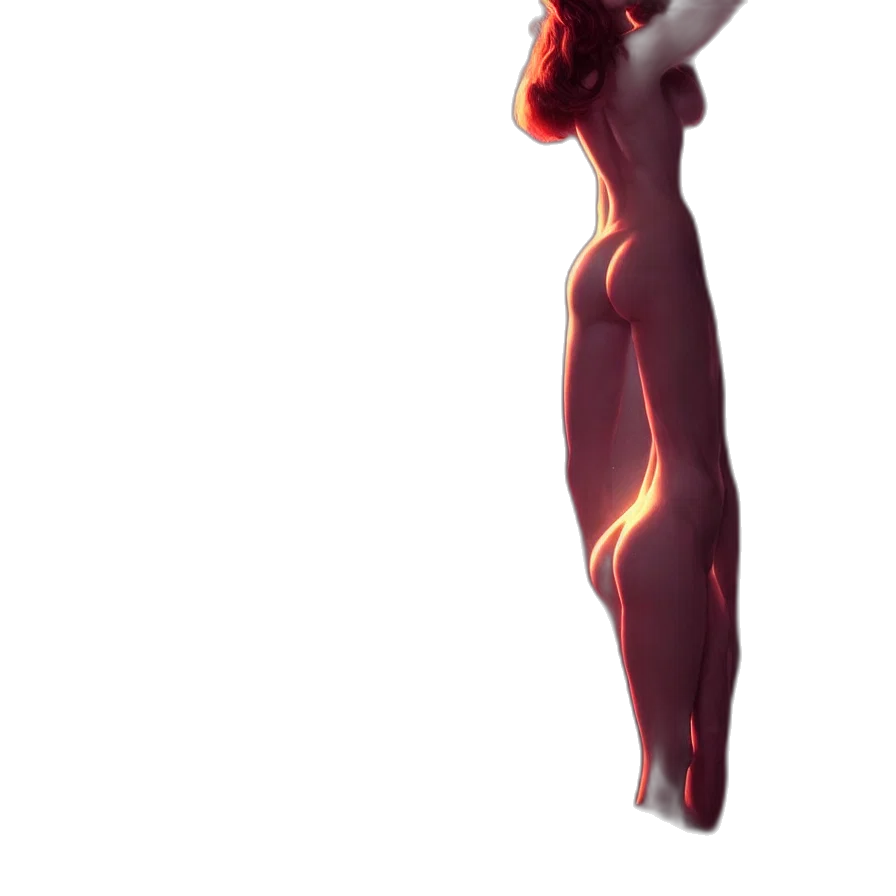 dress, staff, creature, hair, concept art, 3d render, pixel art, fantasy art transparent PNG cut-out
