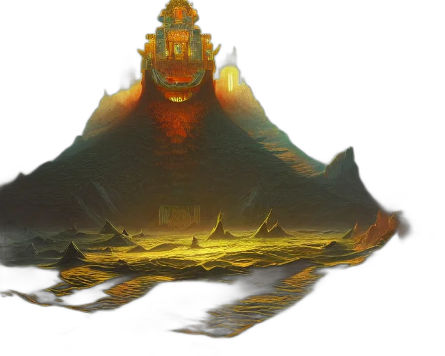 crown, dragon, mask, sword transparent PNG cut-out