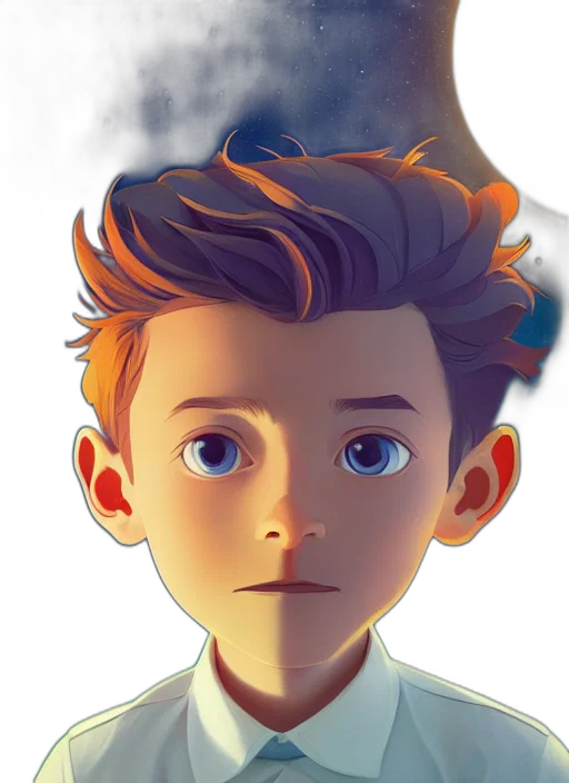 face, mask, robot, cartoon, comic book art, concept art, 3d render, little transparent PNG cut-out