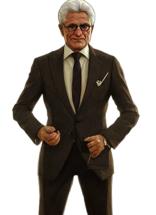 jacket, staff, face, mask, concept art, photorealistic, 3d render, cartoon transparent PNG cut-out