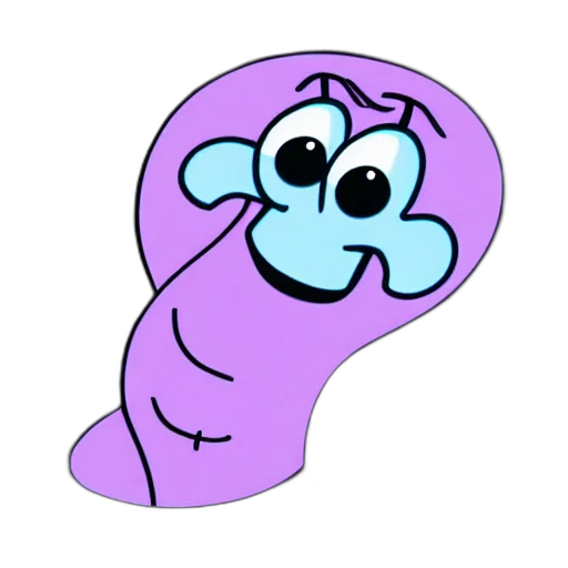 staff, animal, creature, hair, cartoon, concept art, squidward transparent PNG cut-out