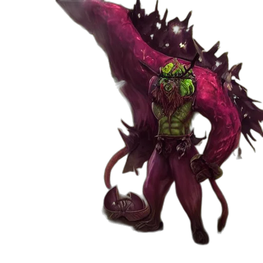 dragon, creature, staff, animal transparent PNG cut-out
