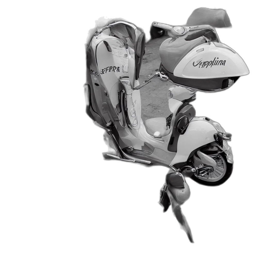 jacket, weapon, robot, 3d render transparent PNG cut-out