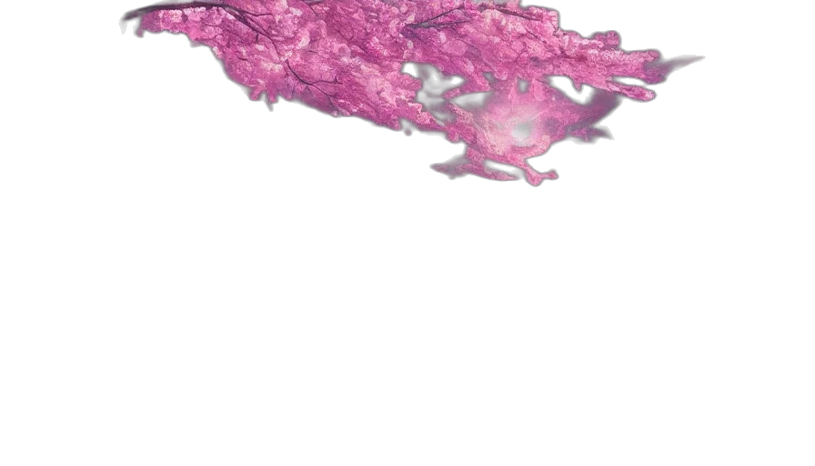 dragon, weapon, flower, hair transparent PNG cut-out