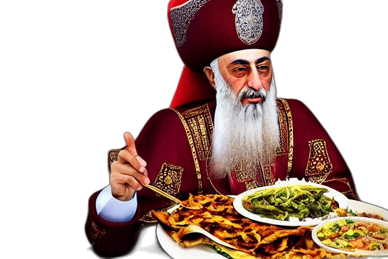 food, crown, photorealistic, sultan transparent PNG cut-out