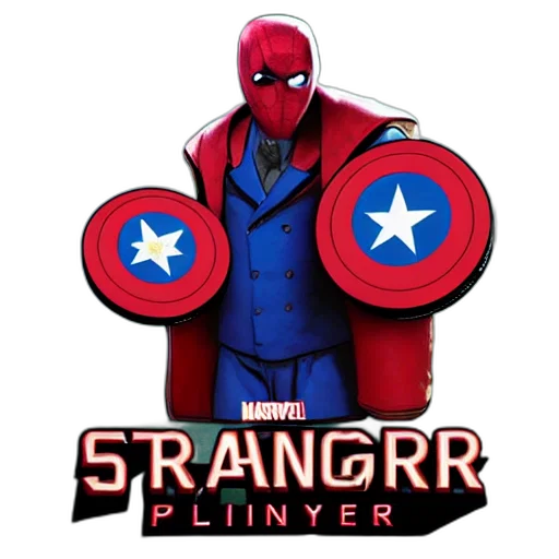 comic book art, concept art, 3d render, pixel art, stranger, doctor, marvel, character transparent PNG cut-out