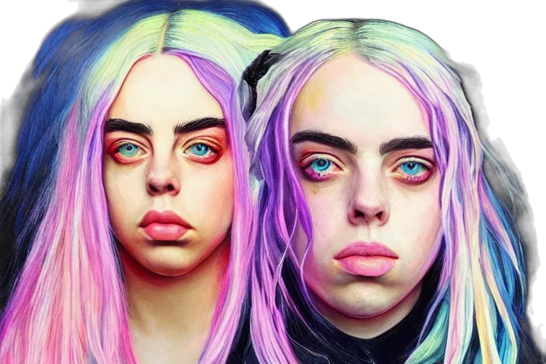 face, hair, creature, mask, photorealistic, fantasy art, anime, concept art transparent PNG cut-out