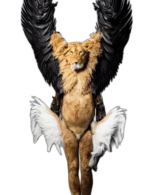 animal, staff, jacket, creature, concept art, fantasy art, pixel art, photorealistic transparent PNG cut-out