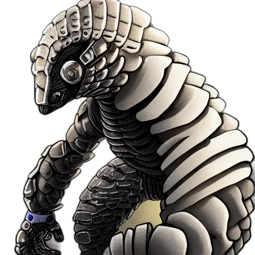 creature, dragon, animal, robot transparent PNG cut-out