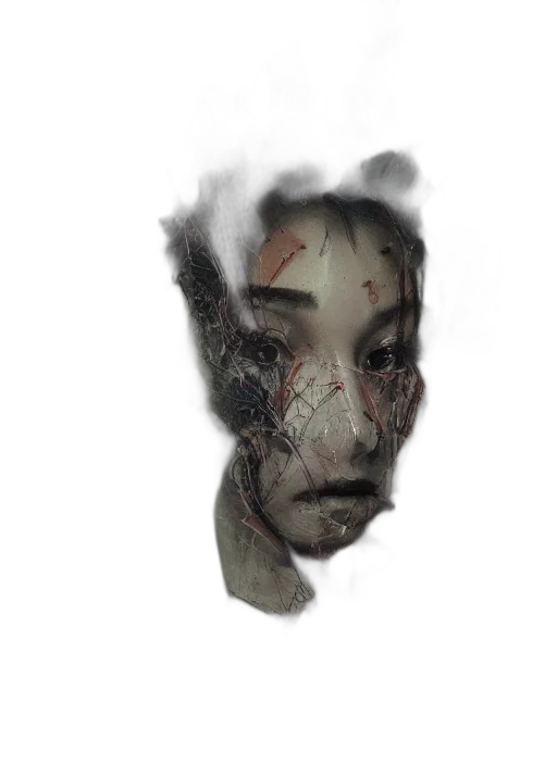 mask, face, creature, robot transparent PNG cut-out