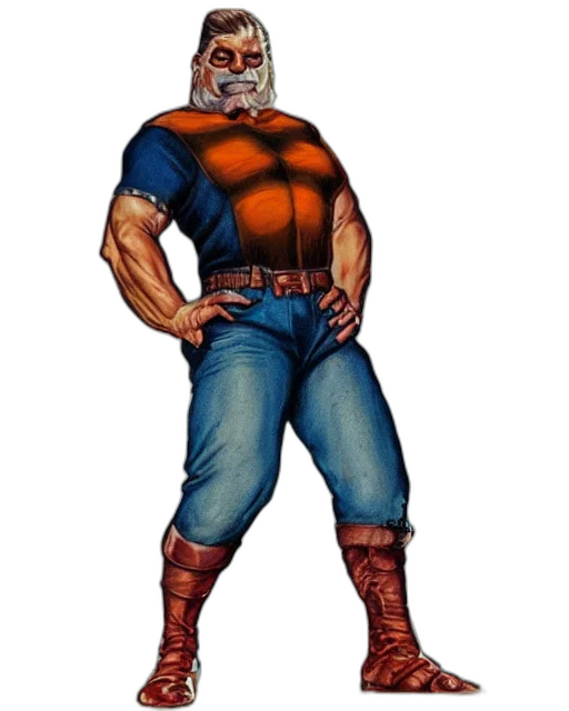 comic book art, concept art, cartoon, pixel art transparent PNG cut-out