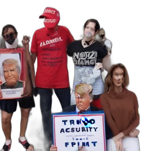 mask, anti, vaxxers, pose, donald, trump, dictionary, zoo transparent PNG cut-out