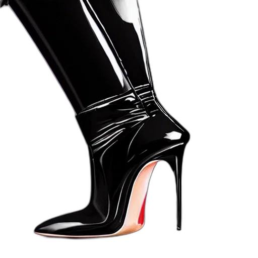 shoes, stiletto, shoe, designed, darth, vader transparent PNG cut-out