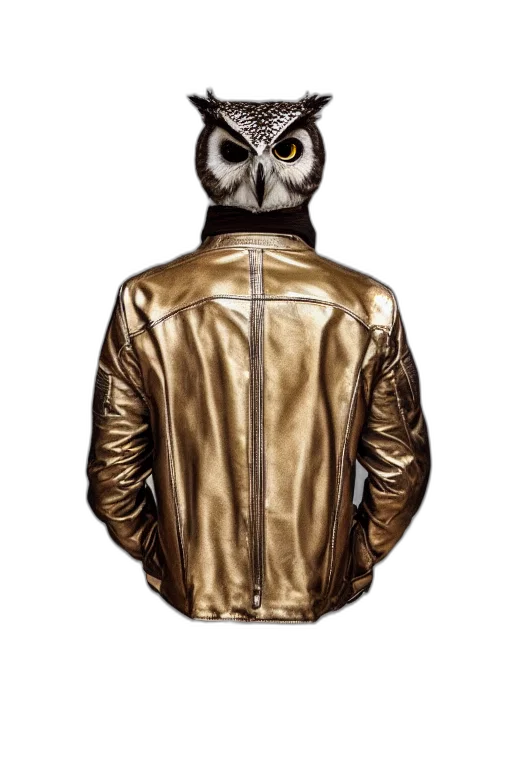 jacket, mask, concept art, golden transparent PNG cut-out