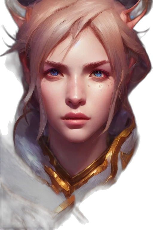 face, crown, mask, staff, fantasy art, concept art, photorealistic, oil painting transparent PNG cut-out
