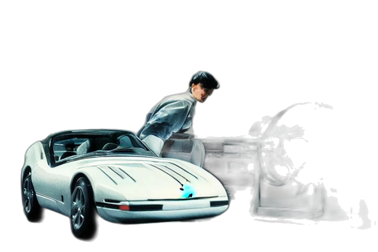 car, concept art, 3d render, photorealistic transparent PNG cut-out