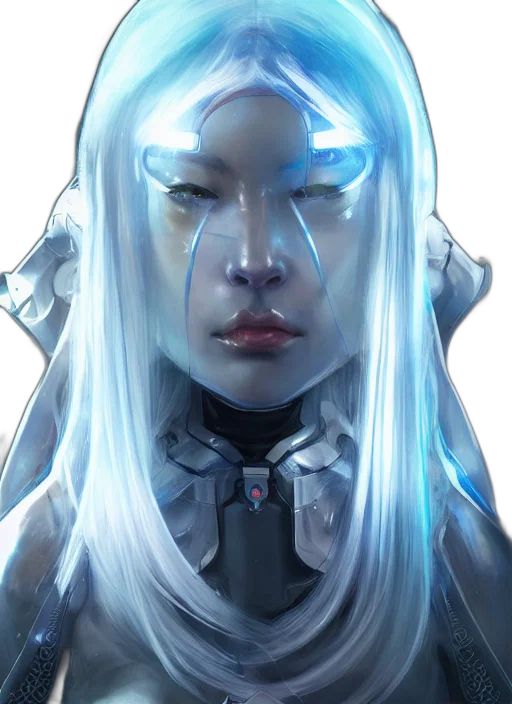 face, robot, mask, creature transparent PNG cut-out