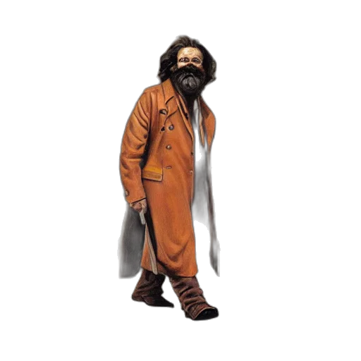 jacket, animal, creature, staff transparent PNG cut-out