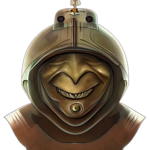 mask, face, staff, robot transparent PNG cut-out