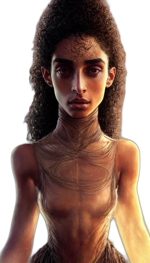 face, jewelry, mask, hair transparent PNG cut-out