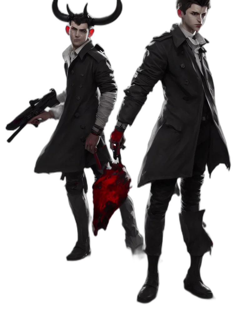 staff, jacket, concept art, cyberpunk transparent PNG cut-out