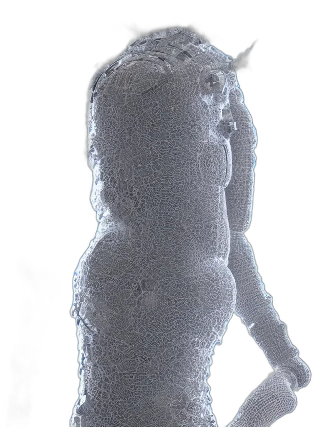 robot, staff, crown, dress transparent PNG cut-out